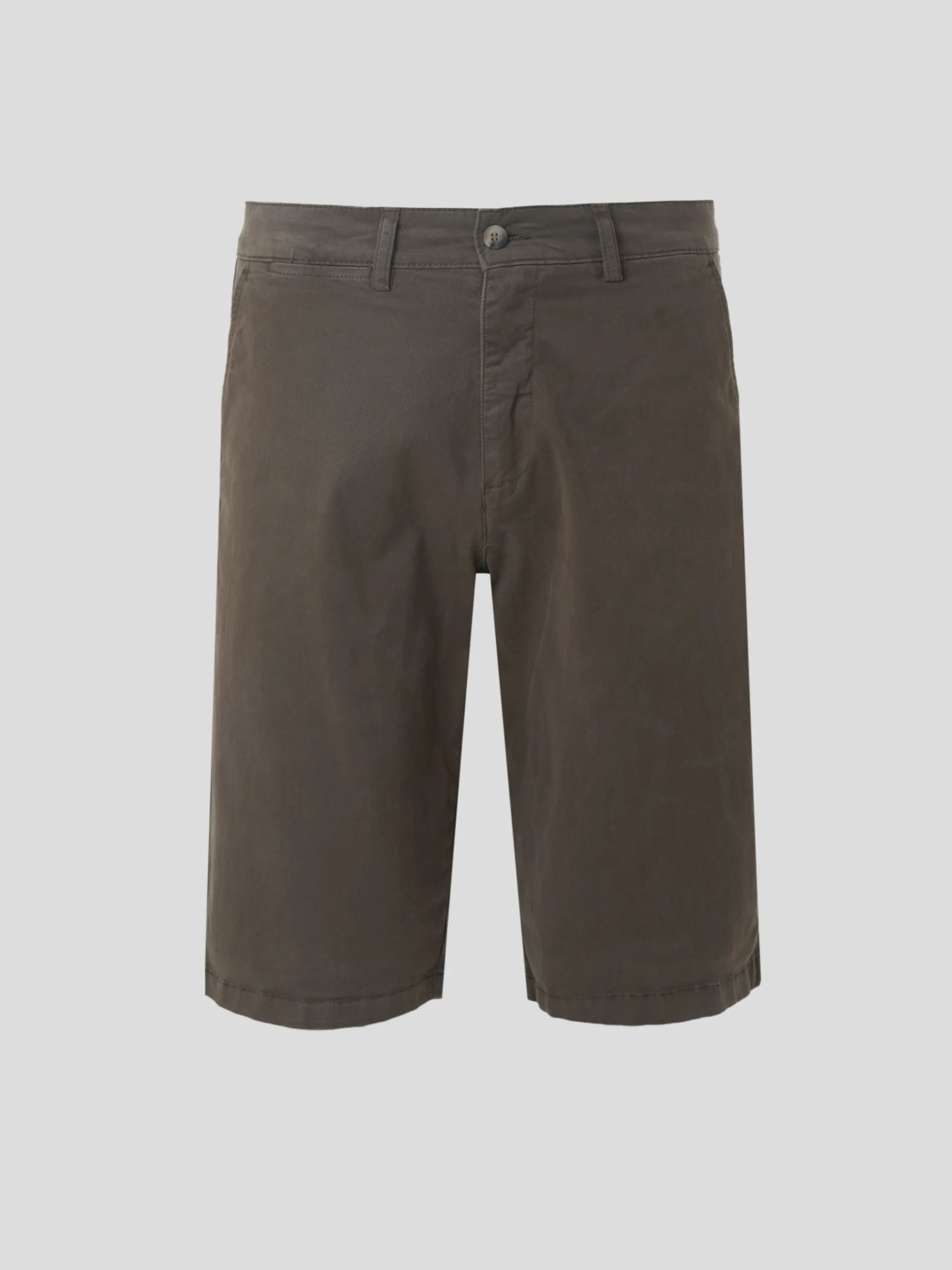 Best Sale LION OF PORCHES Bermudas em algodão stretch 688 Kaki