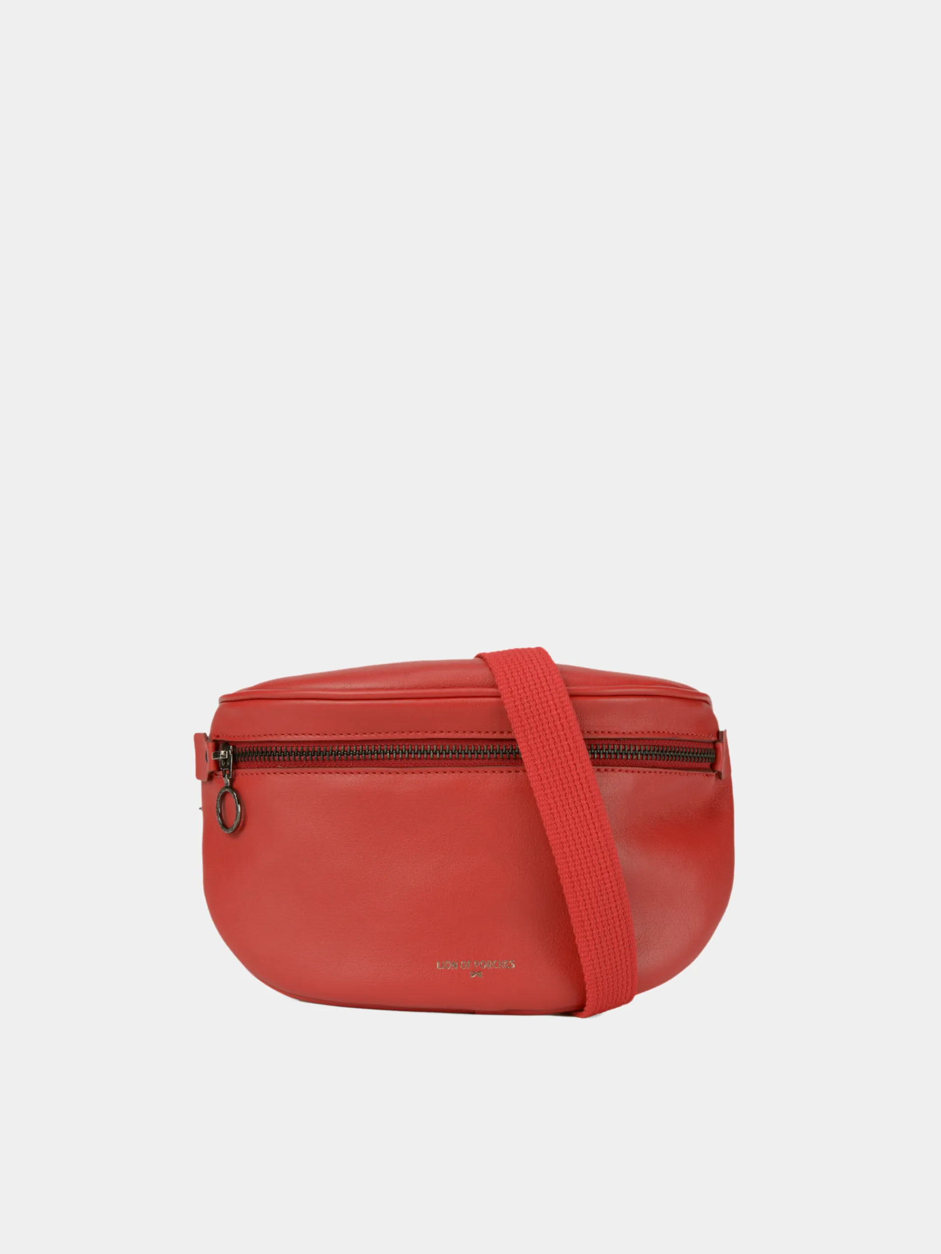 Cheap LION OF PORCHES Bolsa de cintura em pele 350 Vermelho