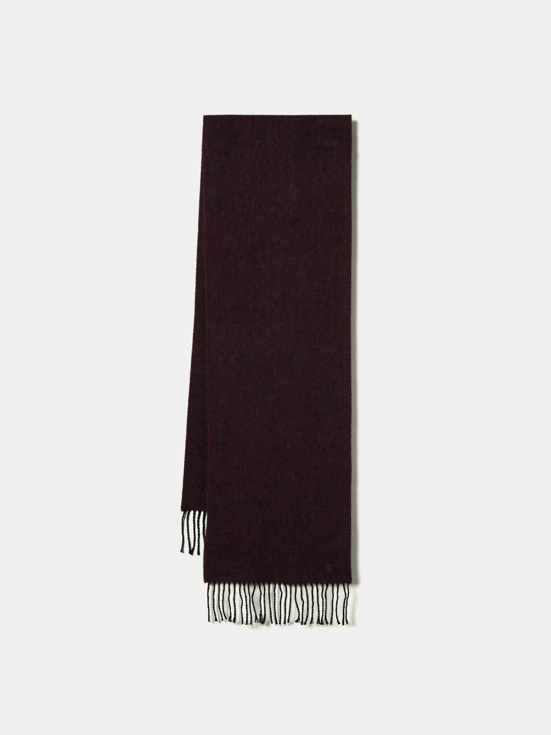 Fashion LION OF PORCHES Cachecol com estruturado zig-zag 392 Bordeaux