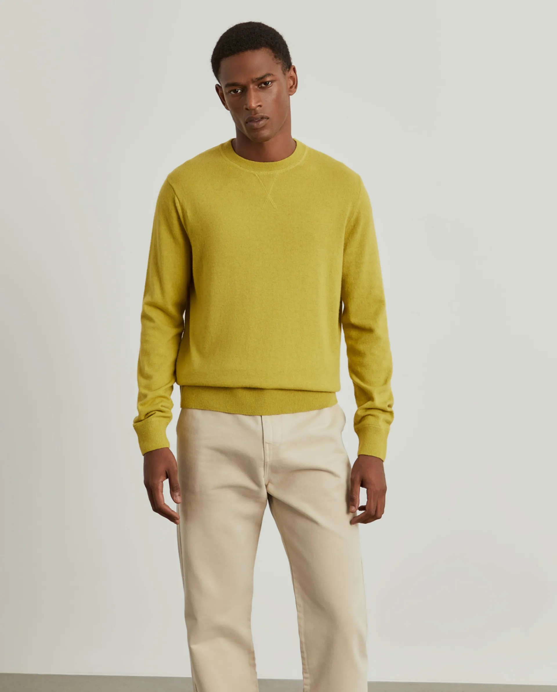 New LION OF PORCHES Camisola para homem de malha regular fit de manga comprida 665 Verde