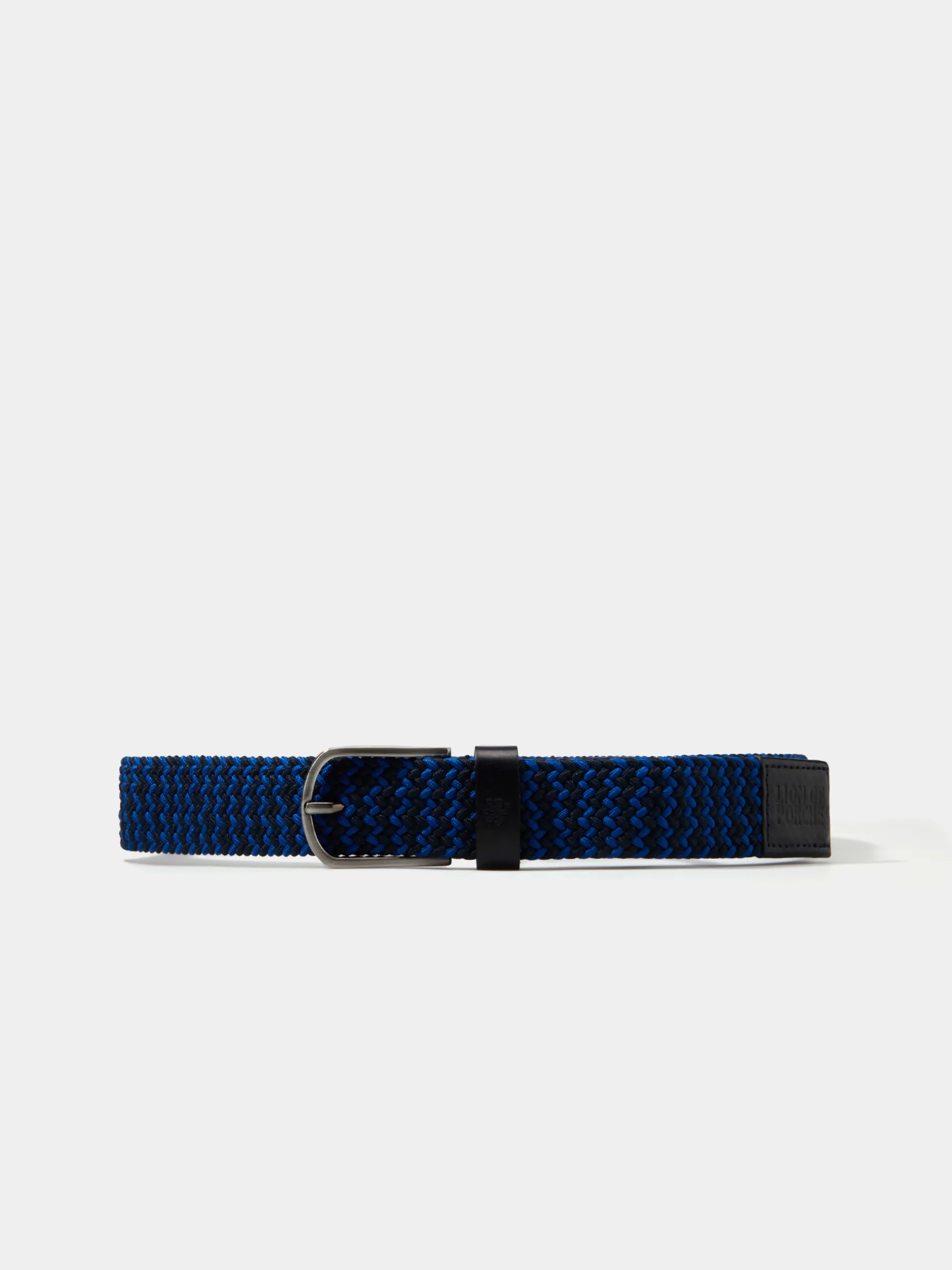 Fashion LION OF PORCHES Cinto com entrançado elástico bicolor 573 Azul Royal