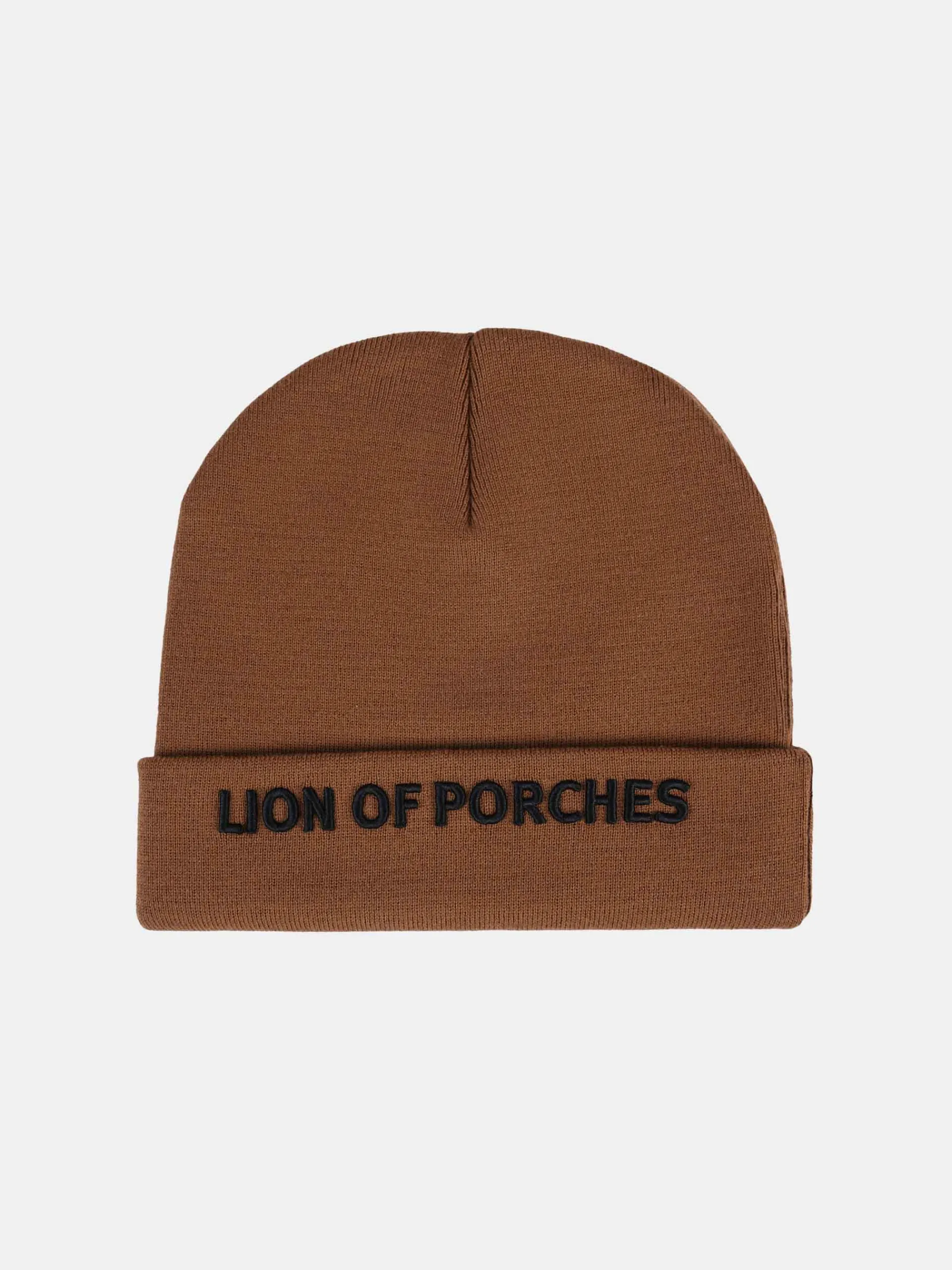 Discount LION OF PORCHES Gorro com lettering estampado 099 Bege Mais Escuro