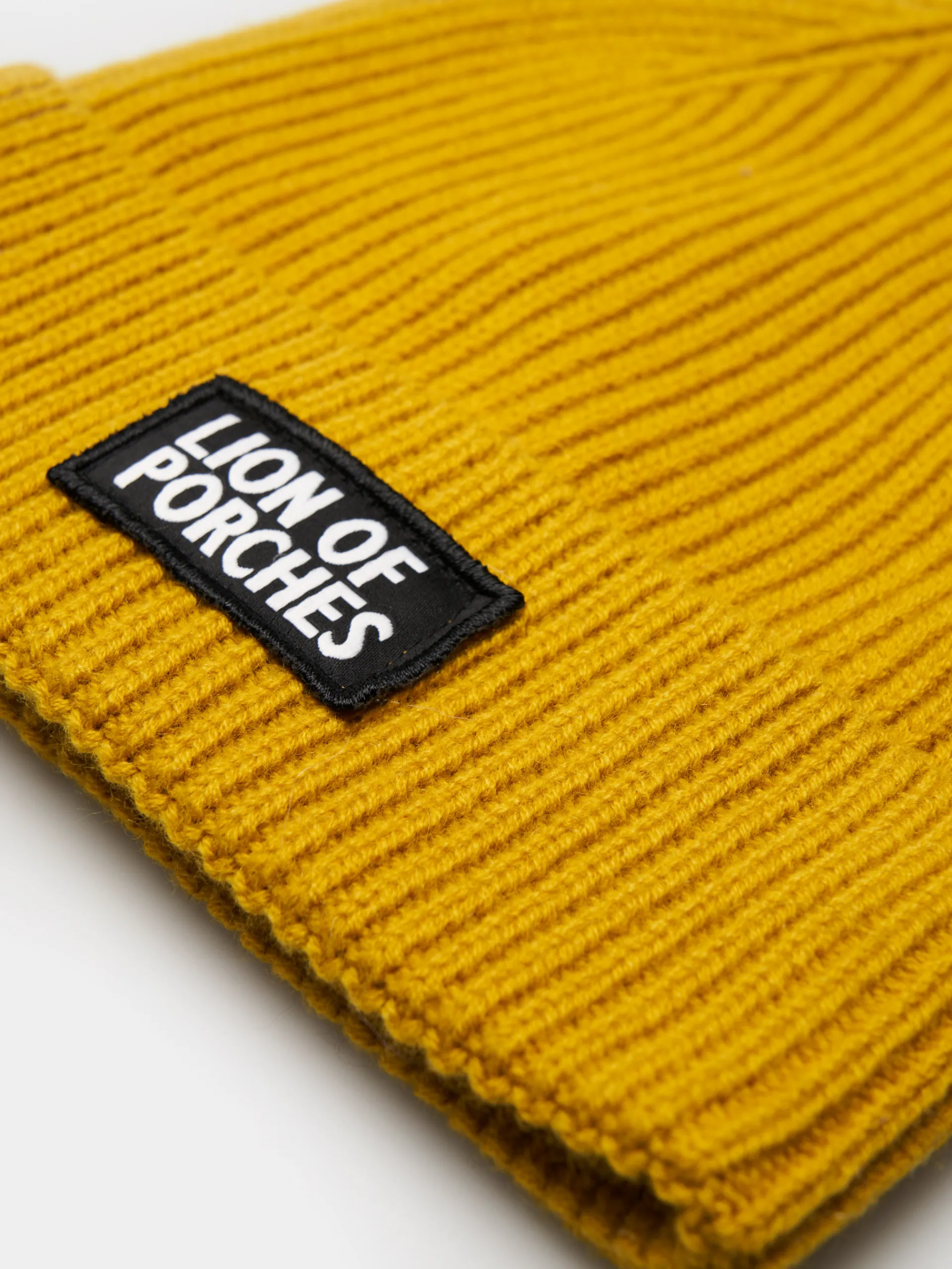 Fashion LION OF PORCHES Gorro de lã 178 Amarelo Torrado