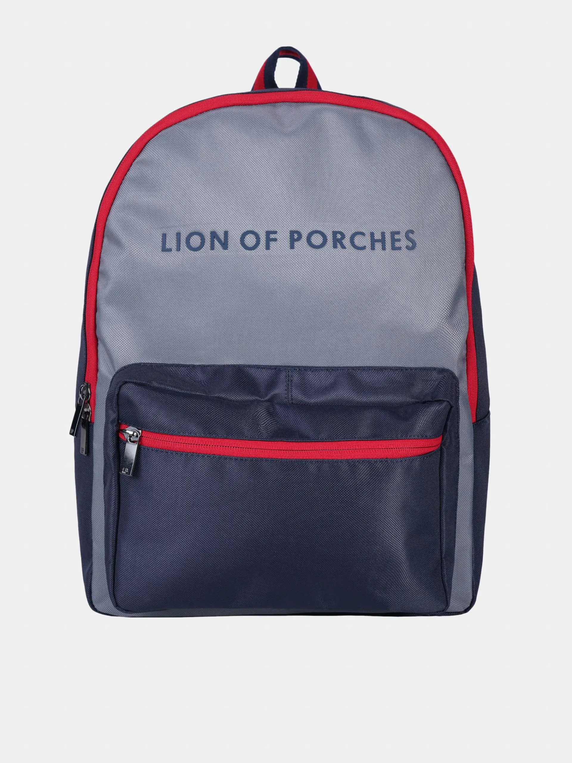 New LION OF PORCHES Mochila tricolor 975 Cinza Mescla Escuro