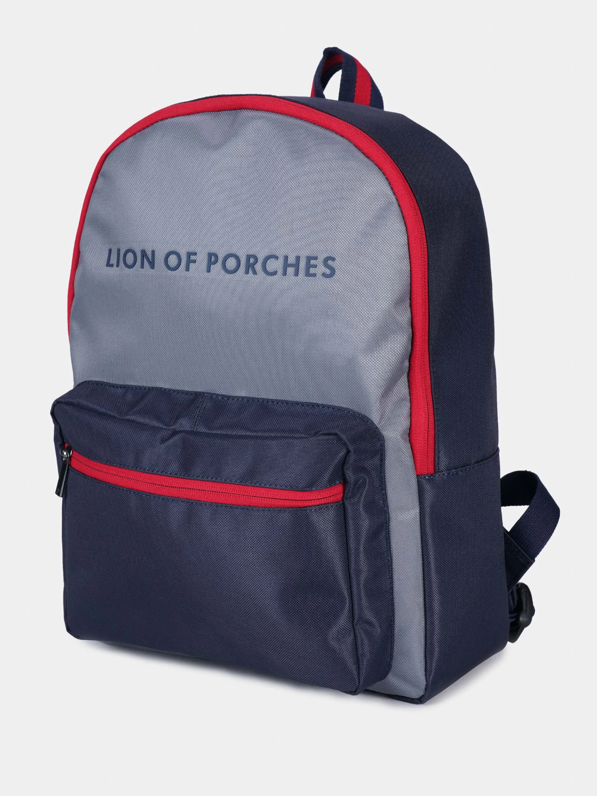 New LION OF PORCHES Mochila tricolor 975 Cinza Mescla Escuro