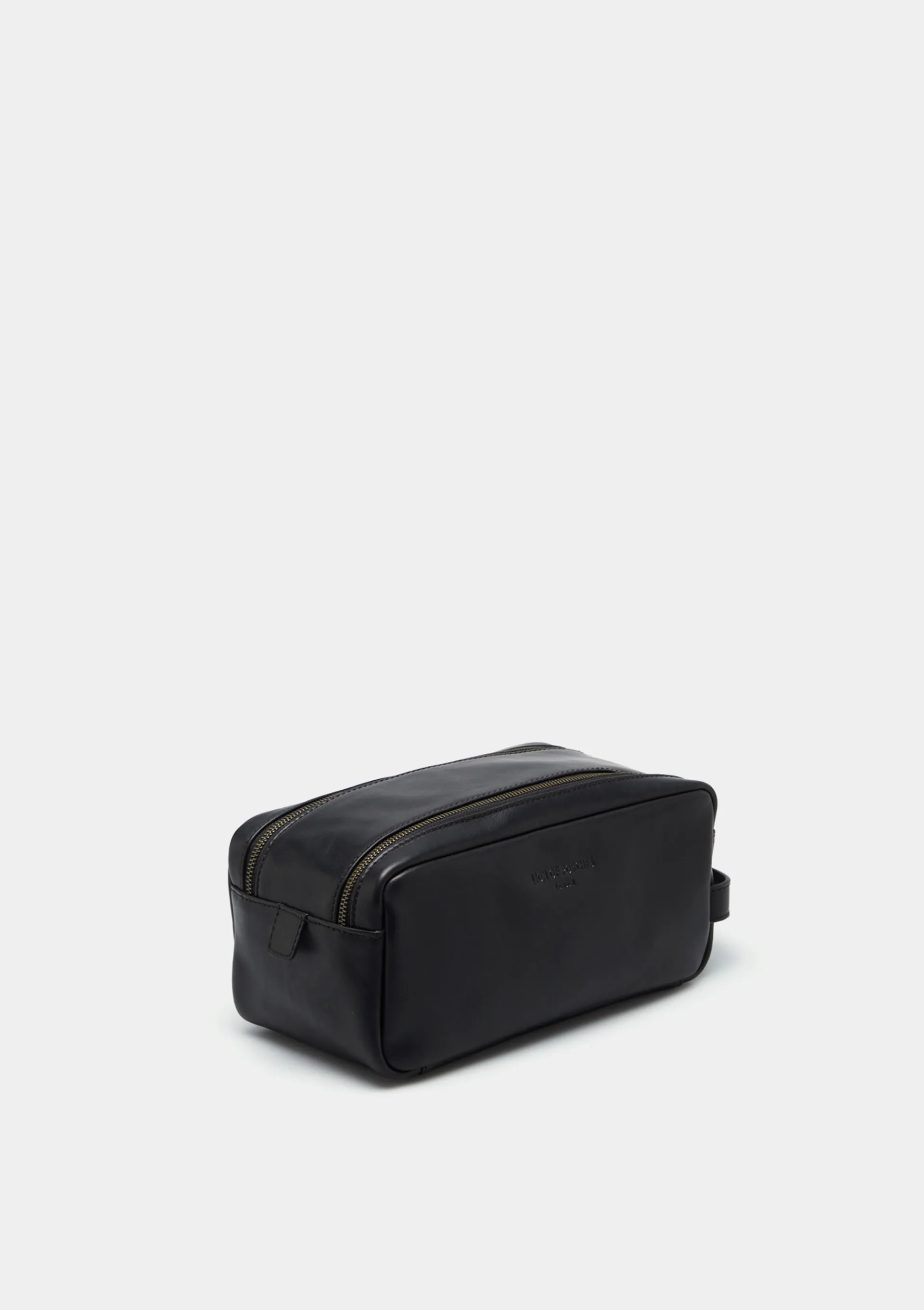 Discount LION OF PORCHES Necessaire retangular 100% pele 999 Preto