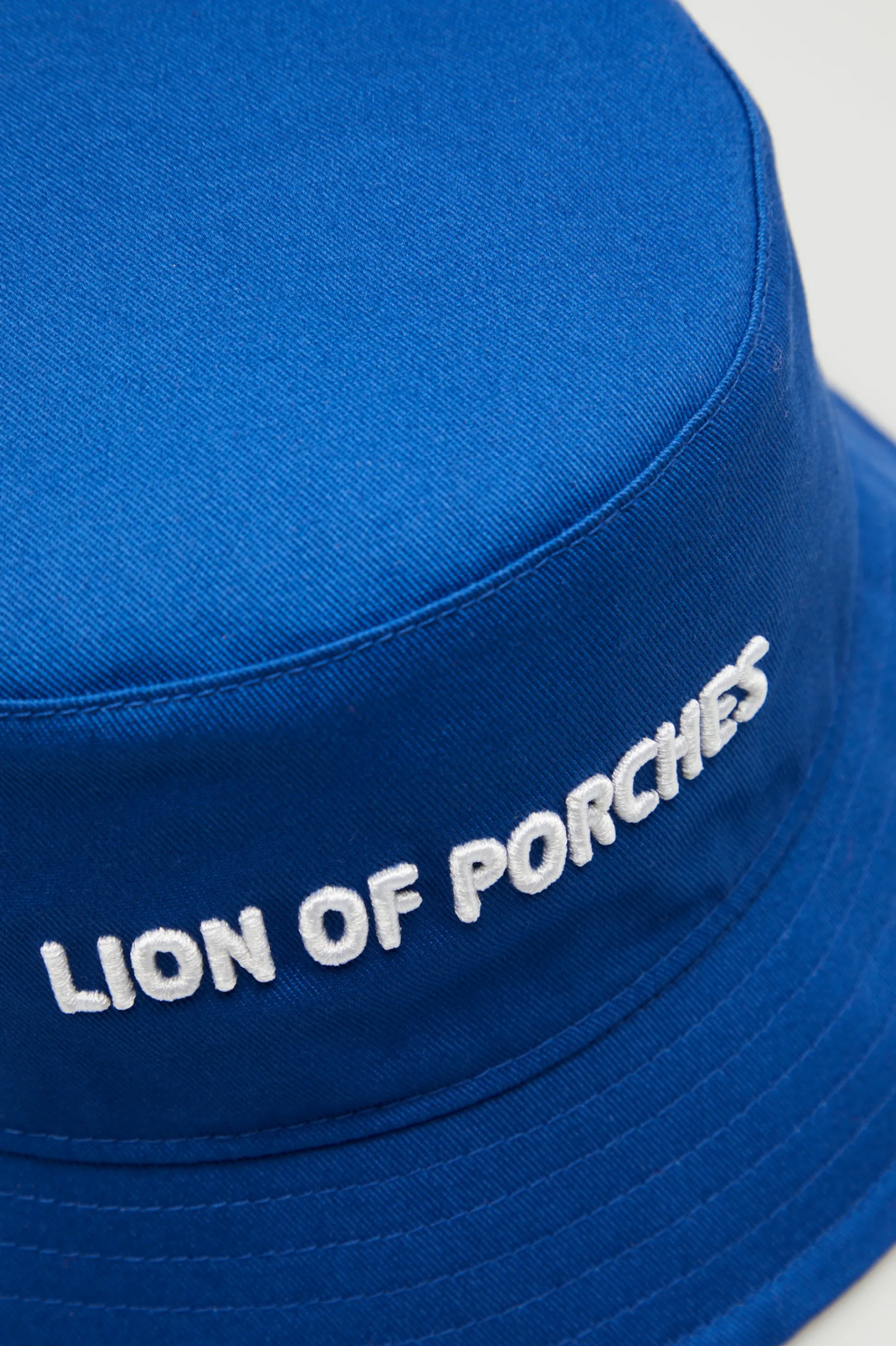 Clearance LION OF PORCHES Panamá de algodão com logotipo 570 Azul Porto