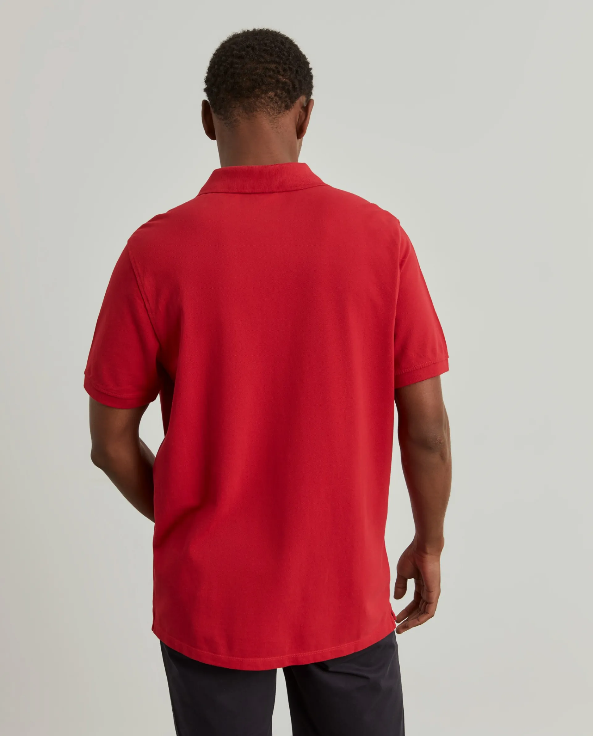 Best Sale LION OF PORCHES Polo clássico regular fit 350 Vermelho