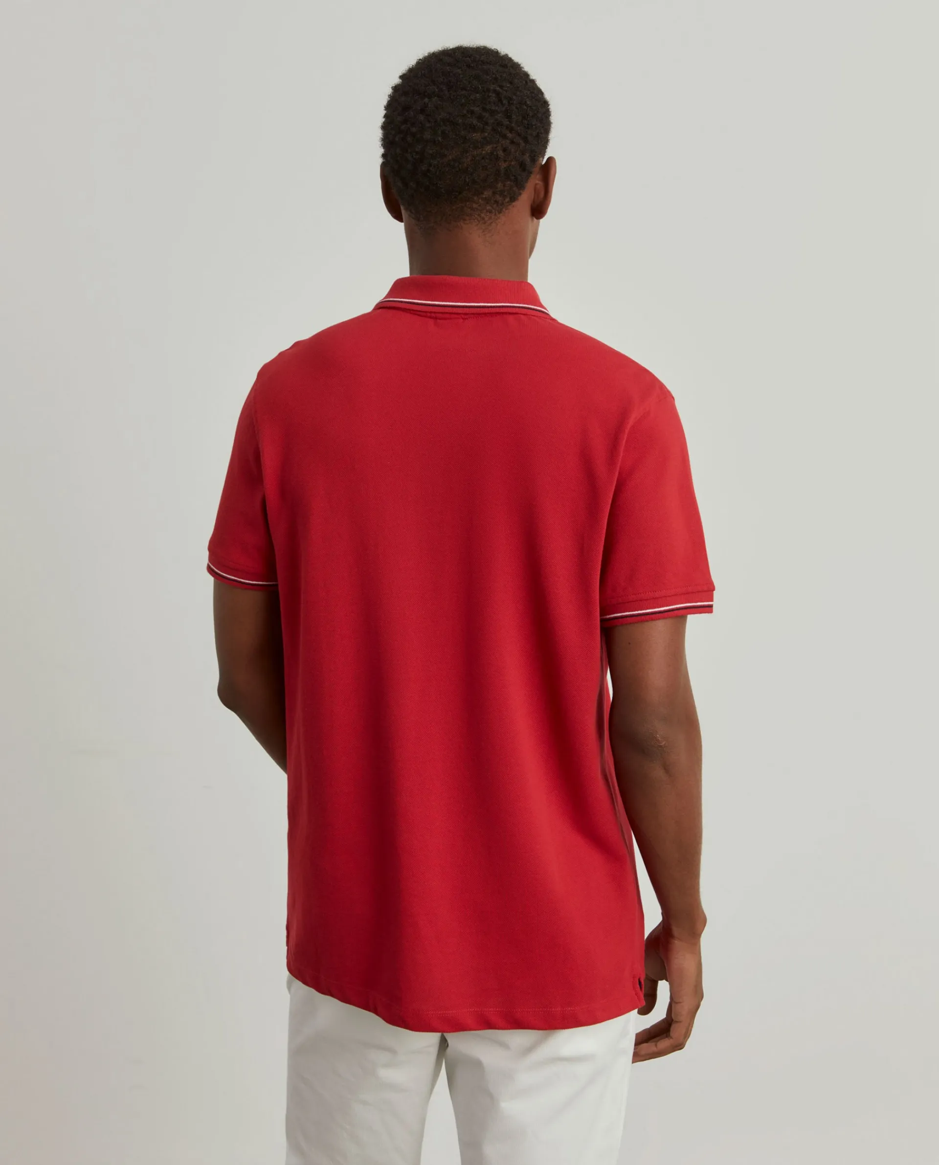 Online LION OF PORCHES Polo piqué de algodão 350 Vermelho