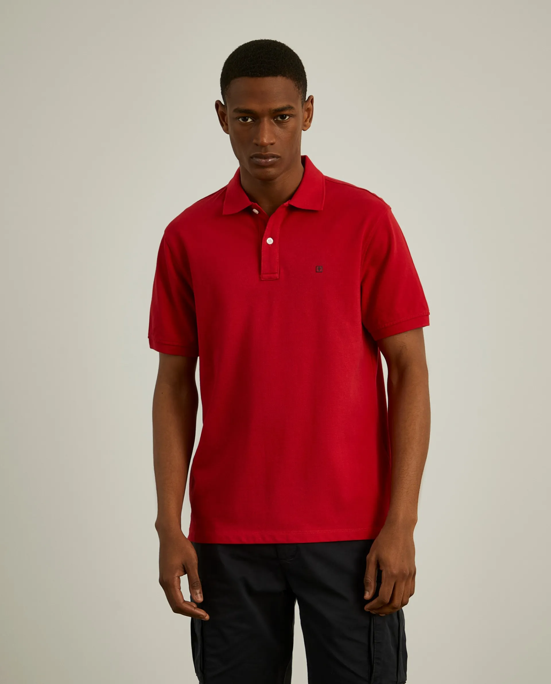 Clearance LION OF PORCHES Polo piqué regular fit 350 Vermelho