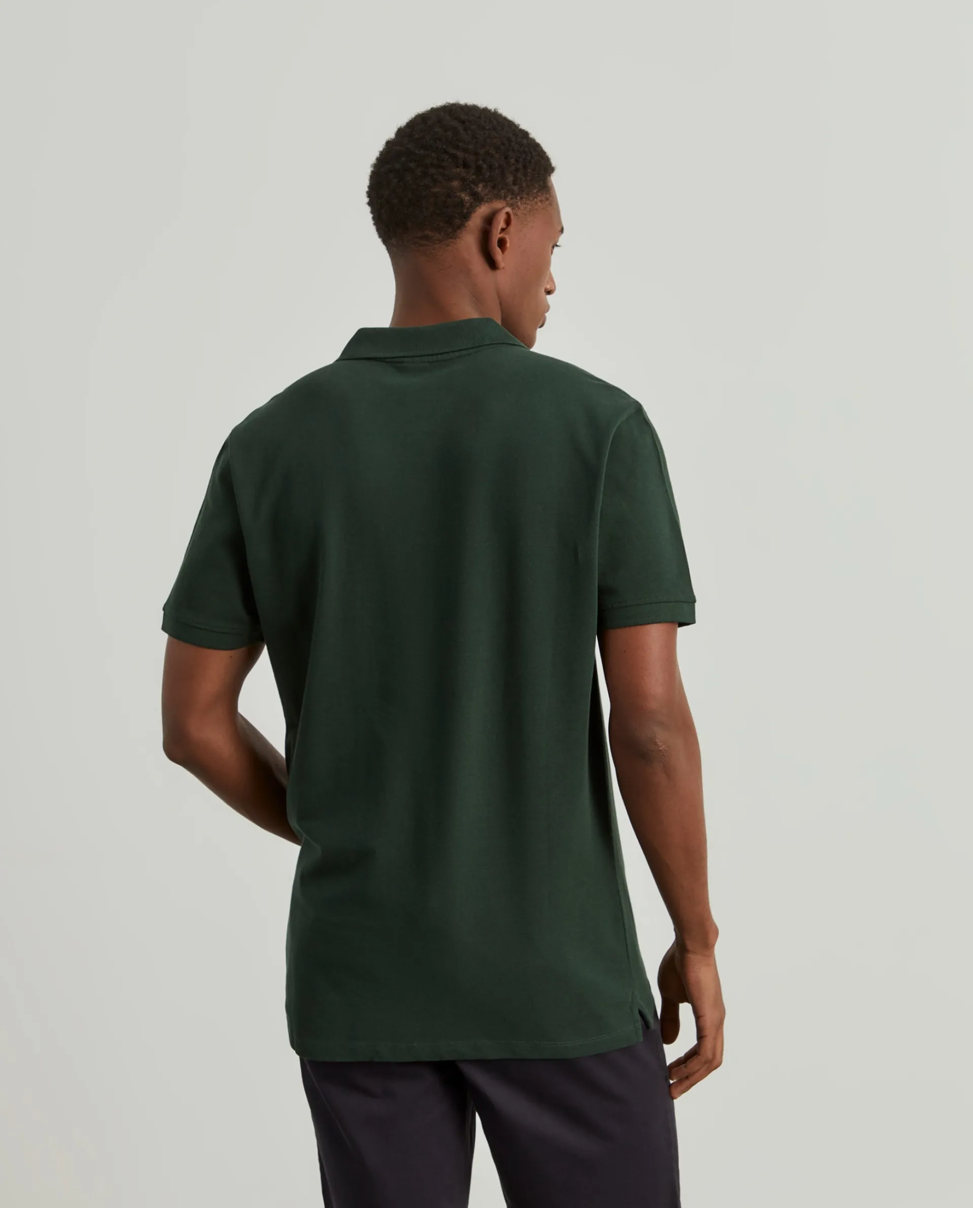 New LION OF PORCHES Polo piqué slim fit 699 Verde Mais Escuro