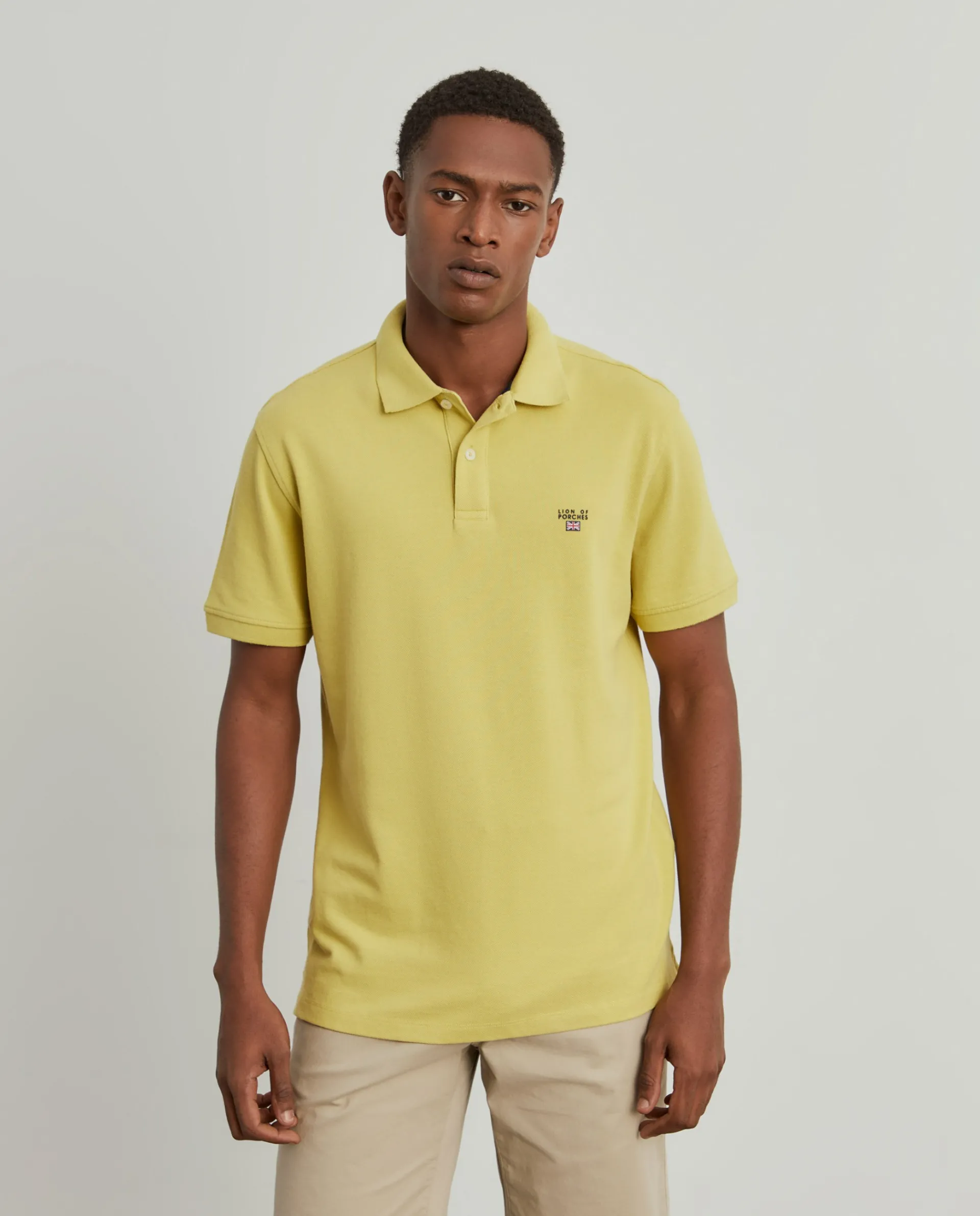 Online LION OF PORCHES Polo slim fit 663 Verde Alface