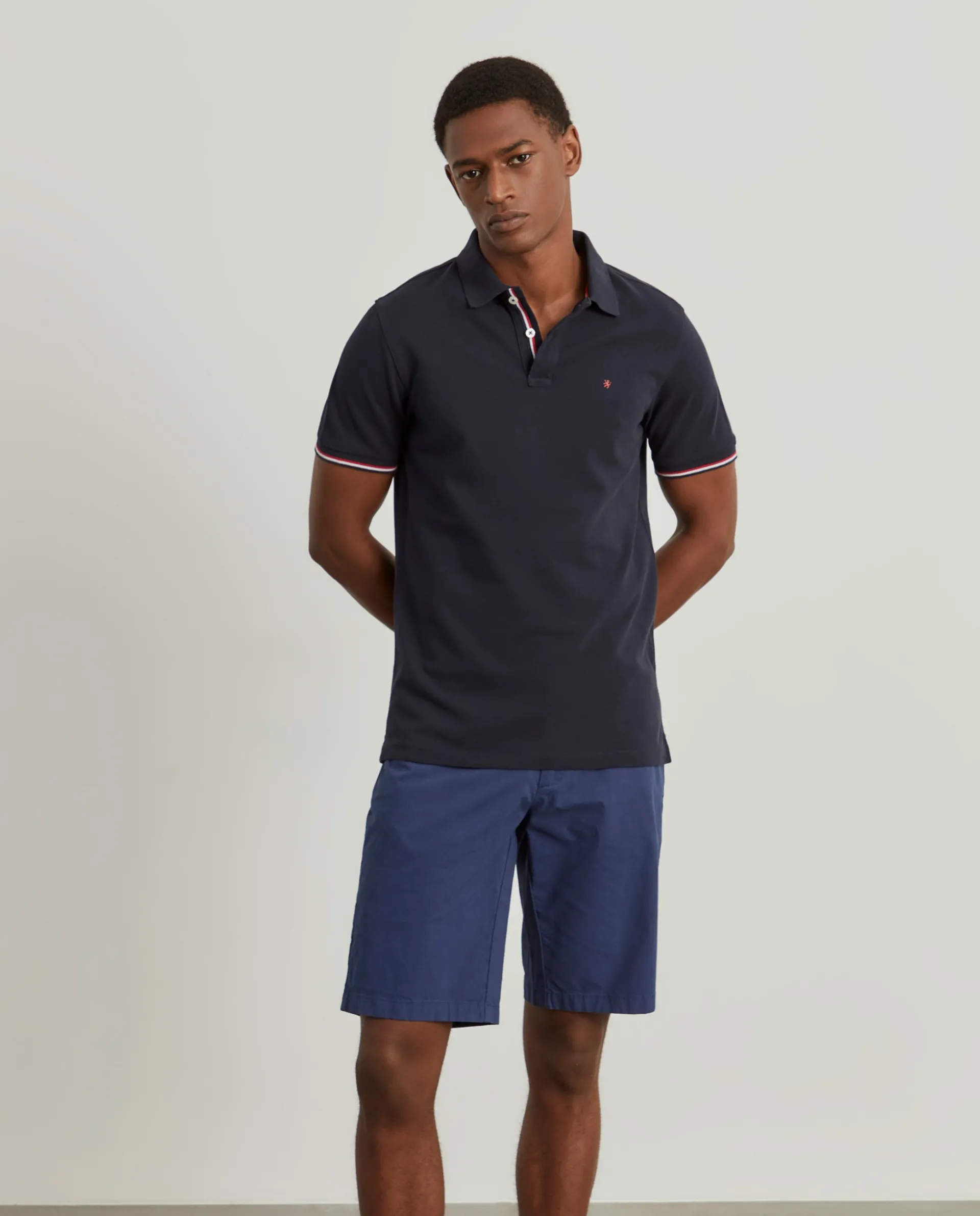 Sale LION OF PORCHES Polo slim fit em algodão 599 Marinho