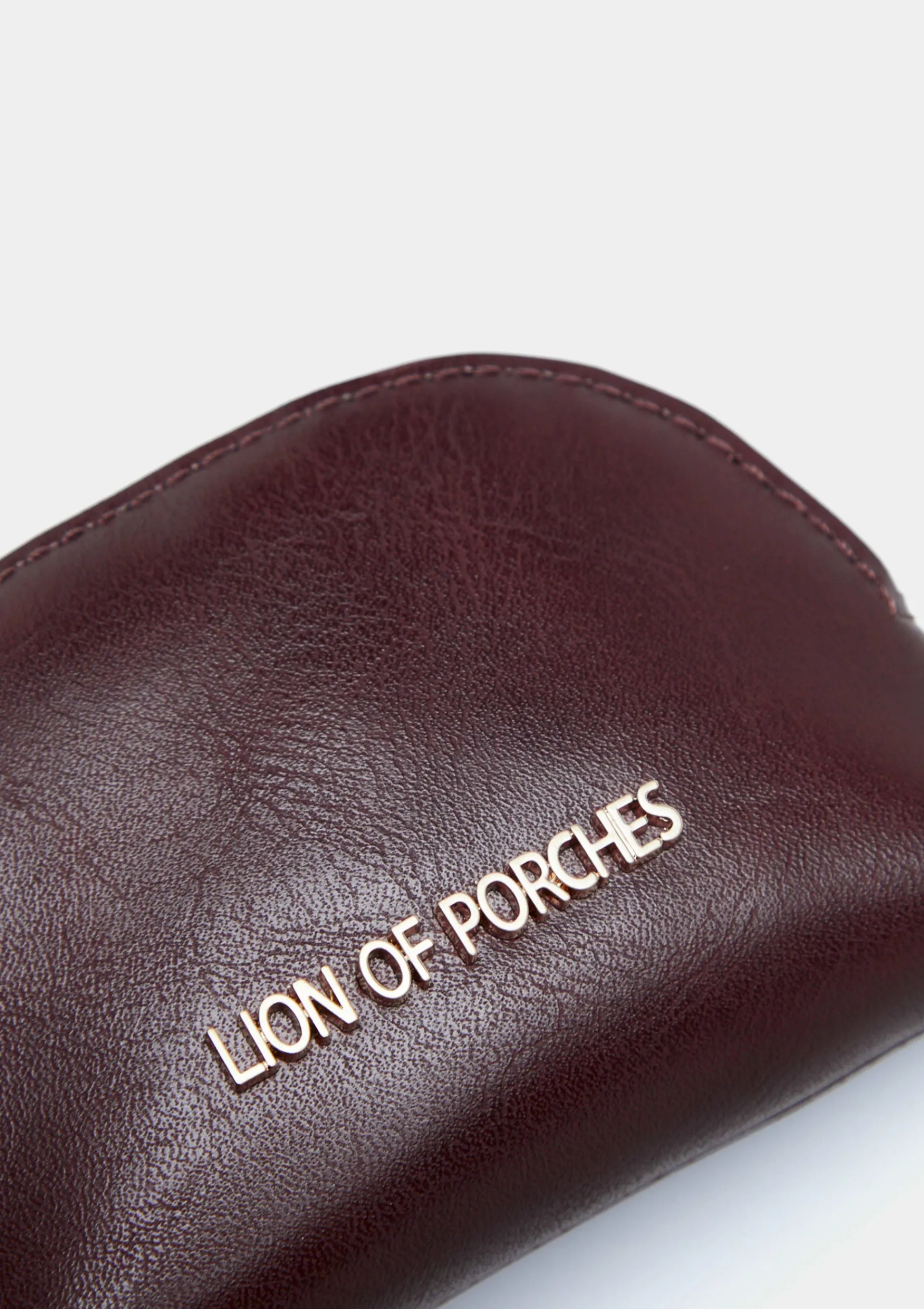 Fashion LION OF PORCHES Porta-moedas meia lua 390 Bordeaux