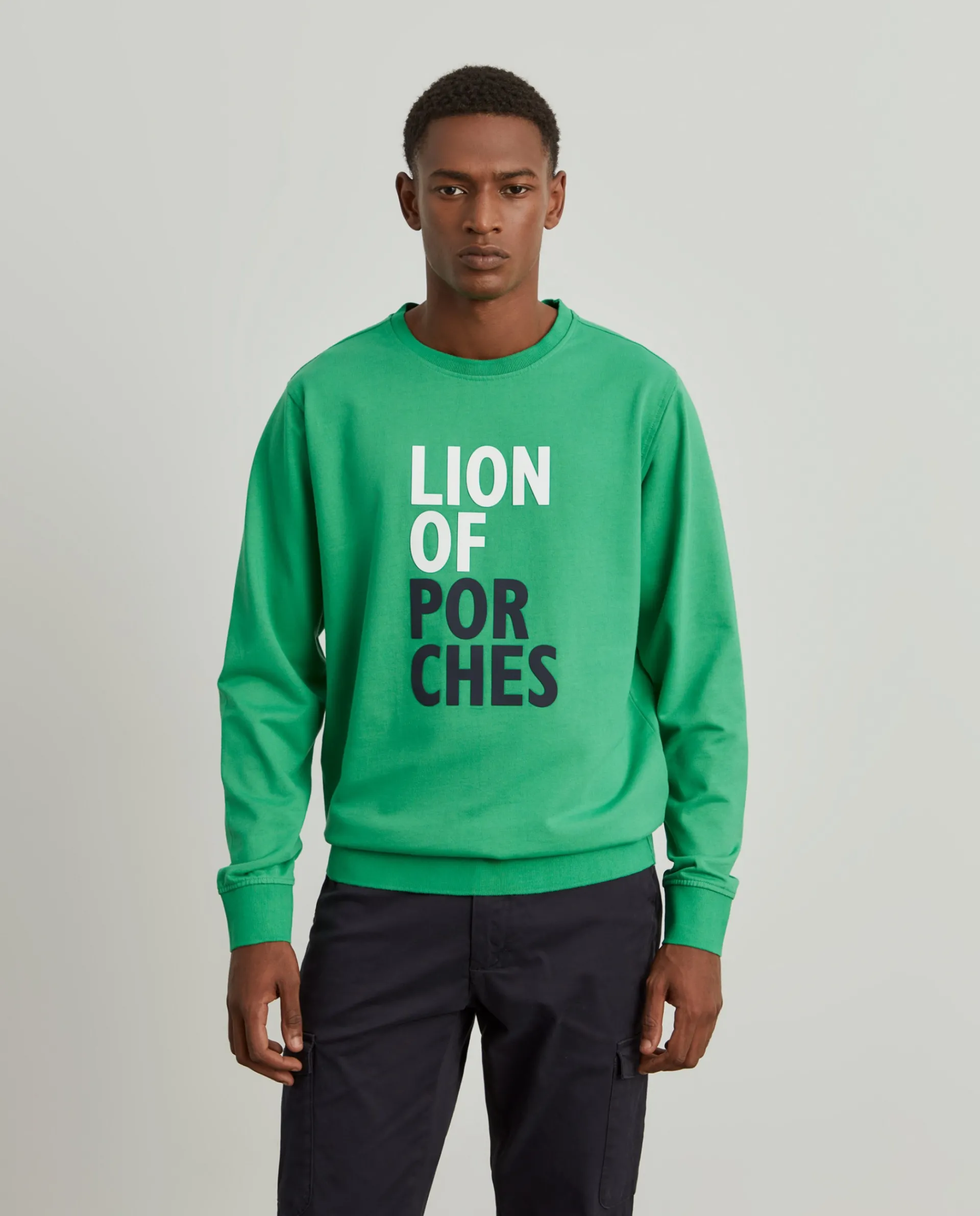 Store LION OF PORCHES Sweat 745 Verde Bandeira