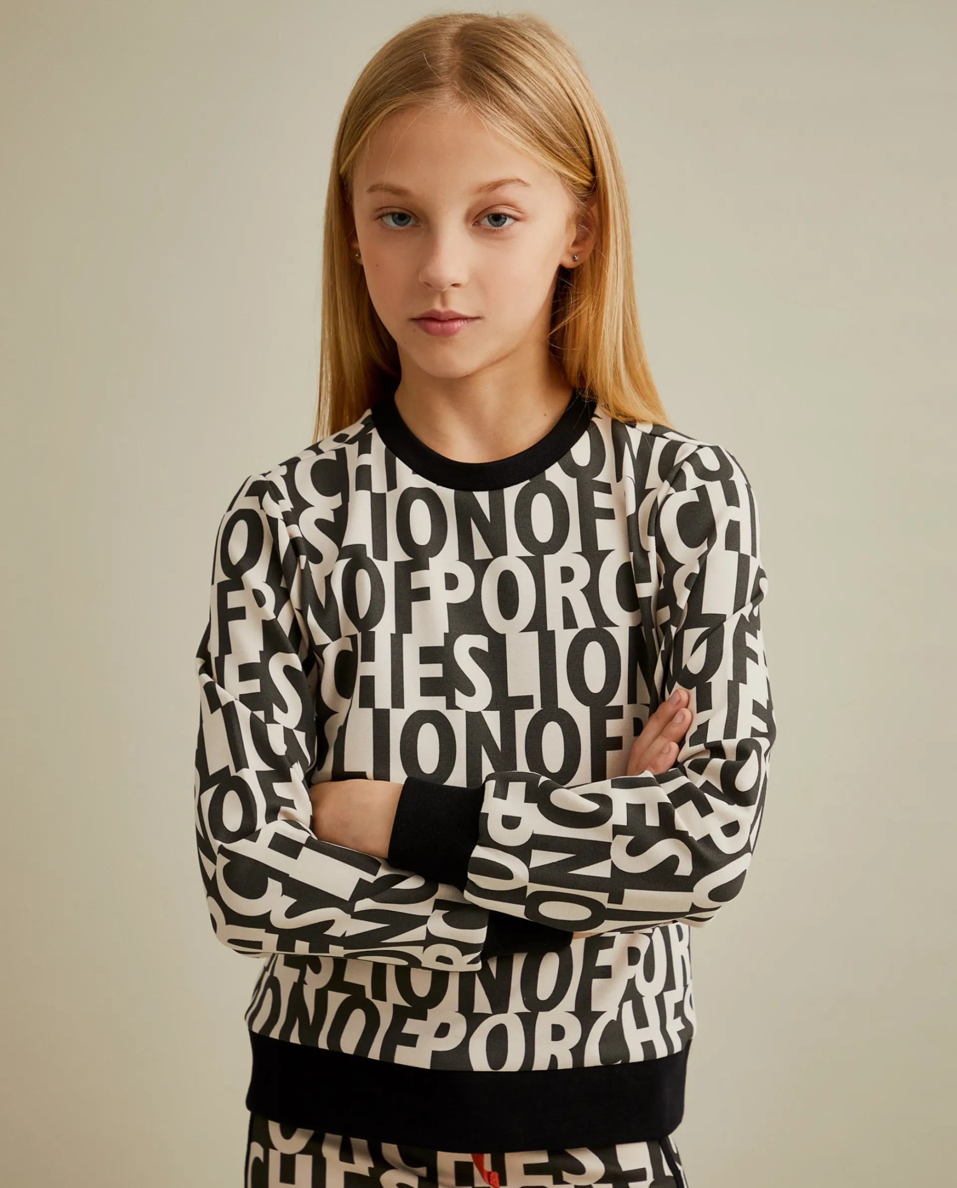 Sale LION OF PORCHES Sweater com branding all over 999 Preto