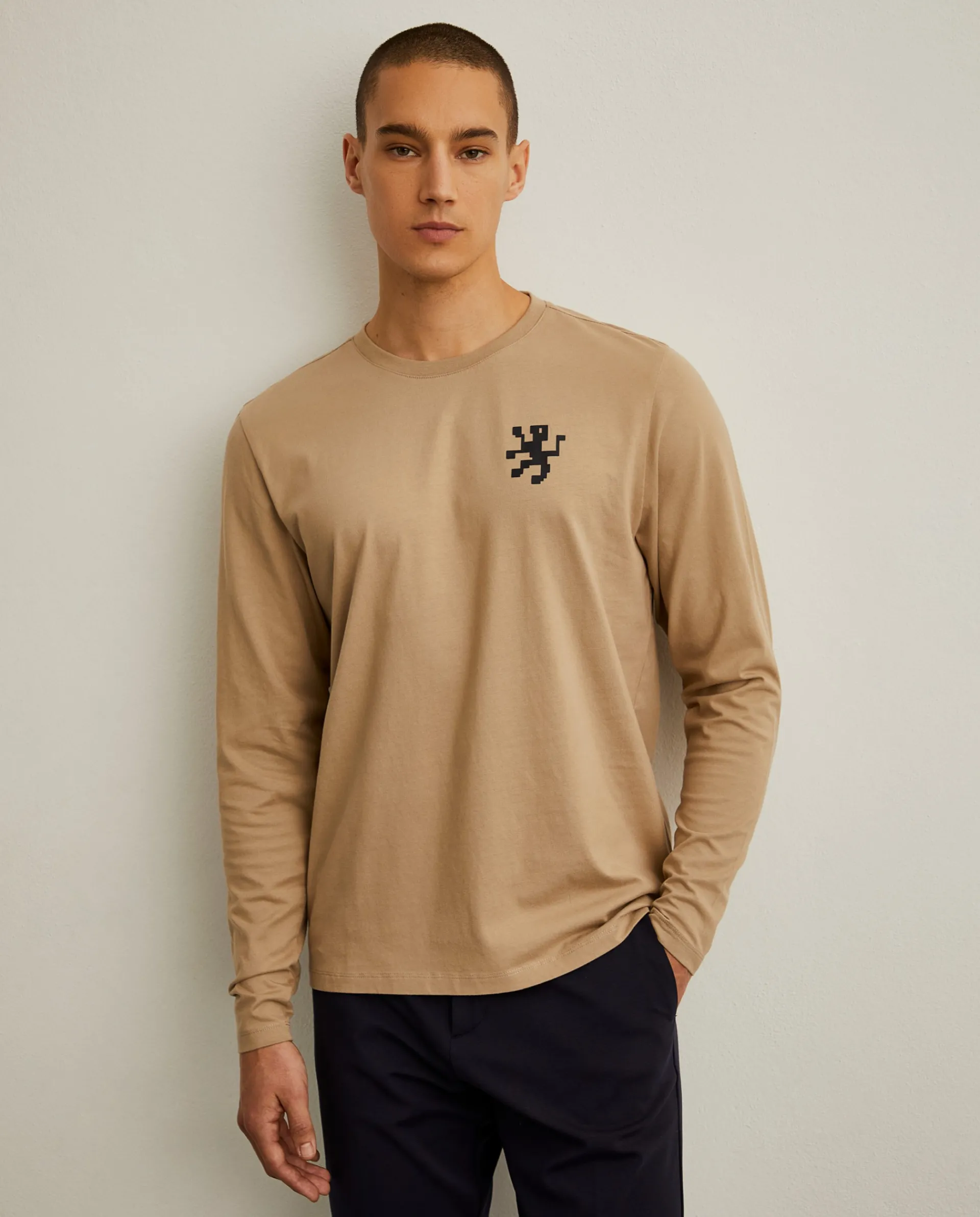 Cheap LION OF PORCHES Sweater de algodão 053 Bege