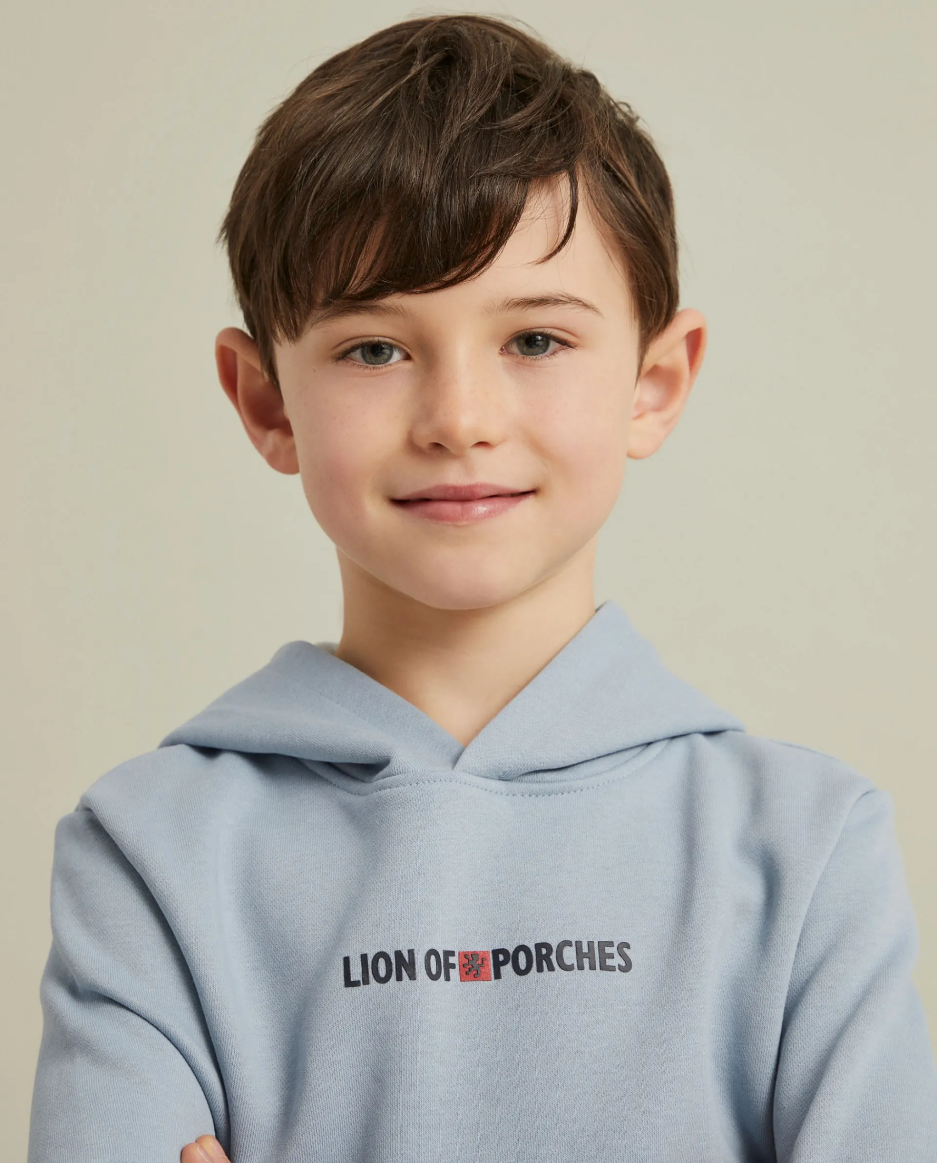 Fashion LION OF PORCHES Sweater com capuz 540 Azul